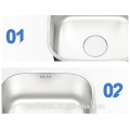 single bowl under mounted bathroom or kitchen washing mini size sink for AU Europe market